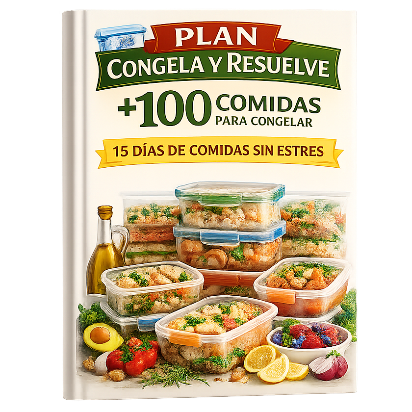Plan Congela y Resuelve 15 Días de Comidas ⏰